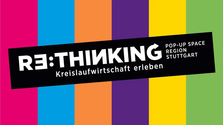 Logos der Ausstellung Rethinking Kreislaufwirtschaft Erleben