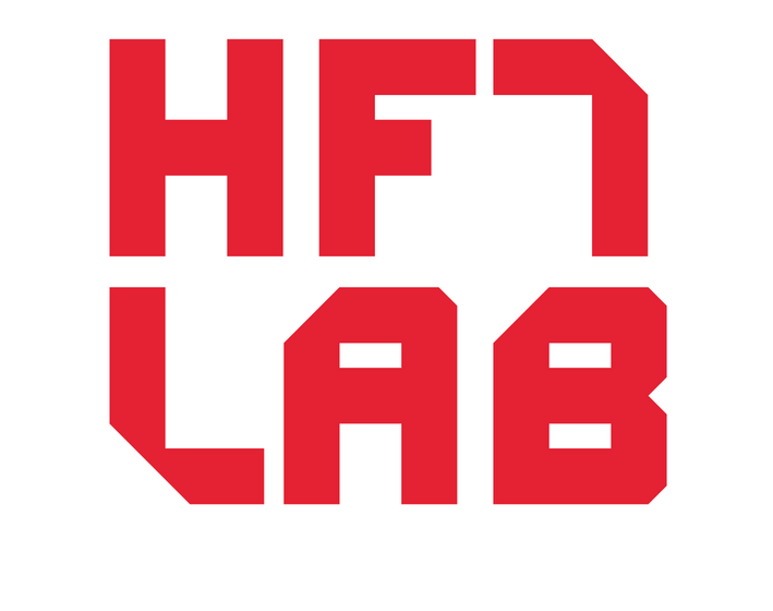 rotes HFT.Lab Logo auf weißem Grund