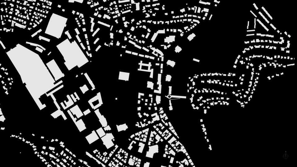 Umgebungsplan der Studienarbeit Radical Housing