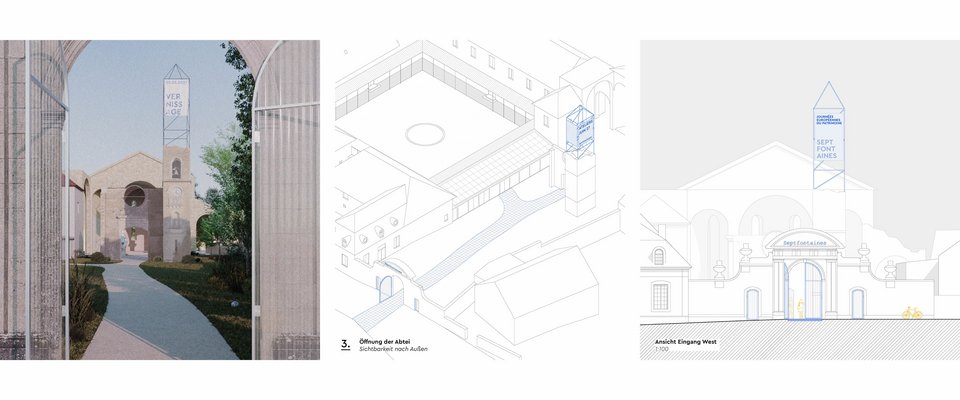 Öffnung der Abtei