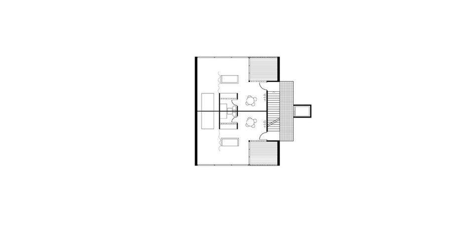 Grundriss der Studienarbeit Brandwand+