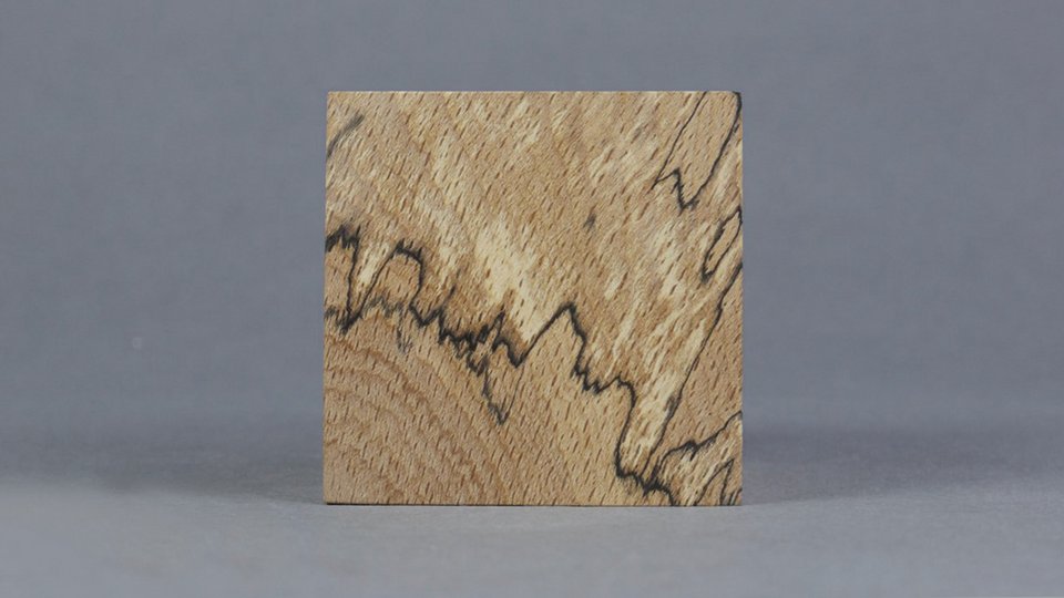 Materialwürfel aus Buchenholz