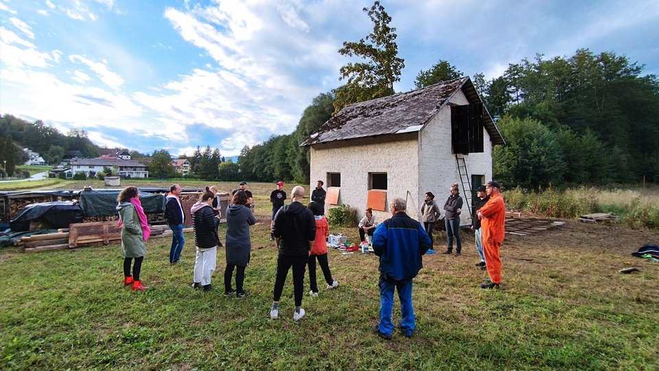 Bauen mit Naturmaterialien, Workshop am Wörhtersee in Kärnten