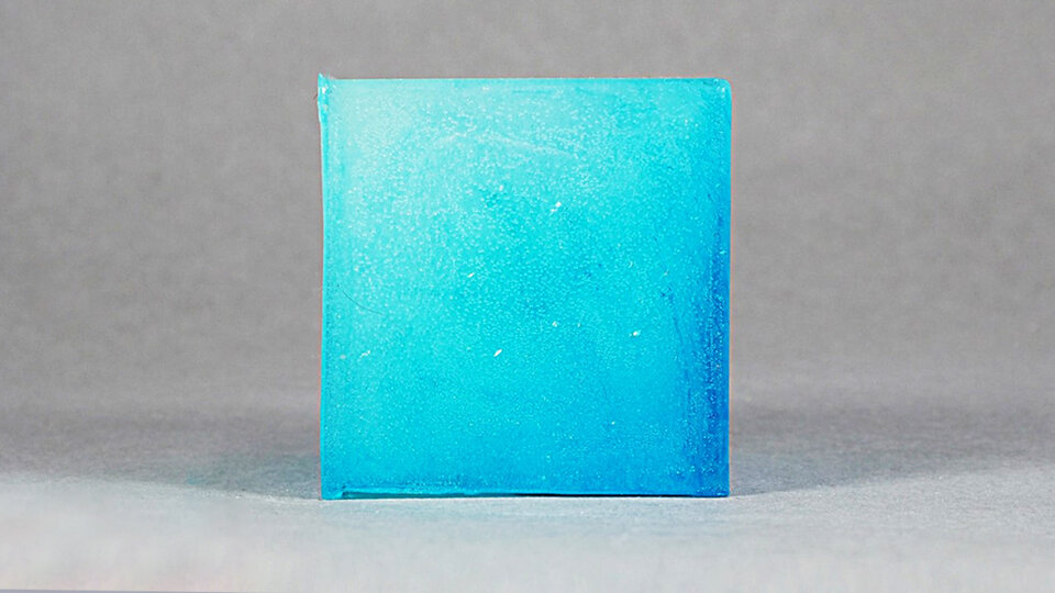 Materialwürfel aus Süsstoff