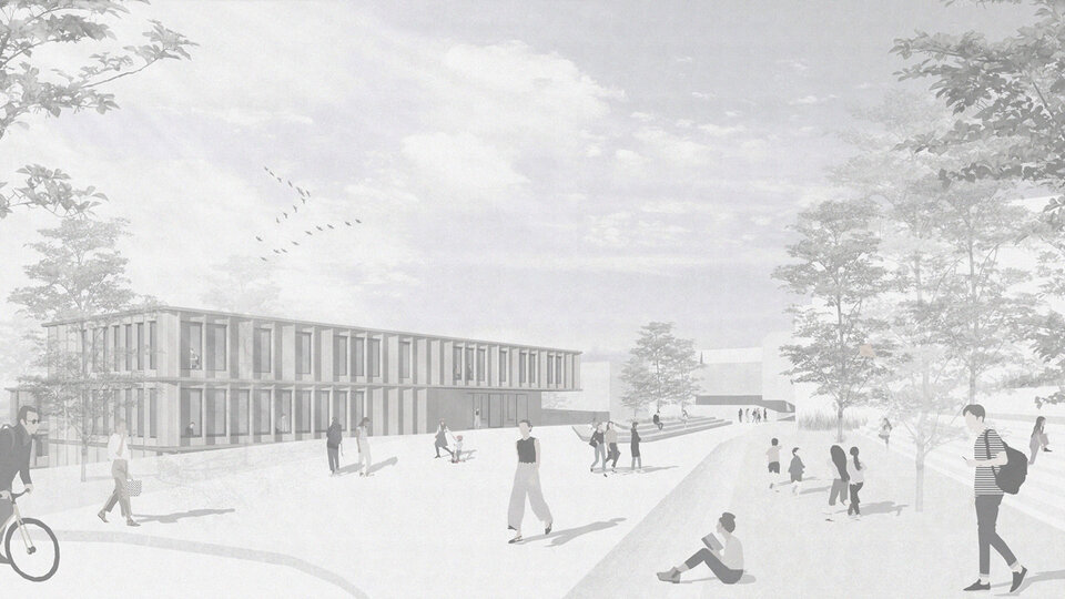 Rendering einer Aussenansicht der Master-Thesis 