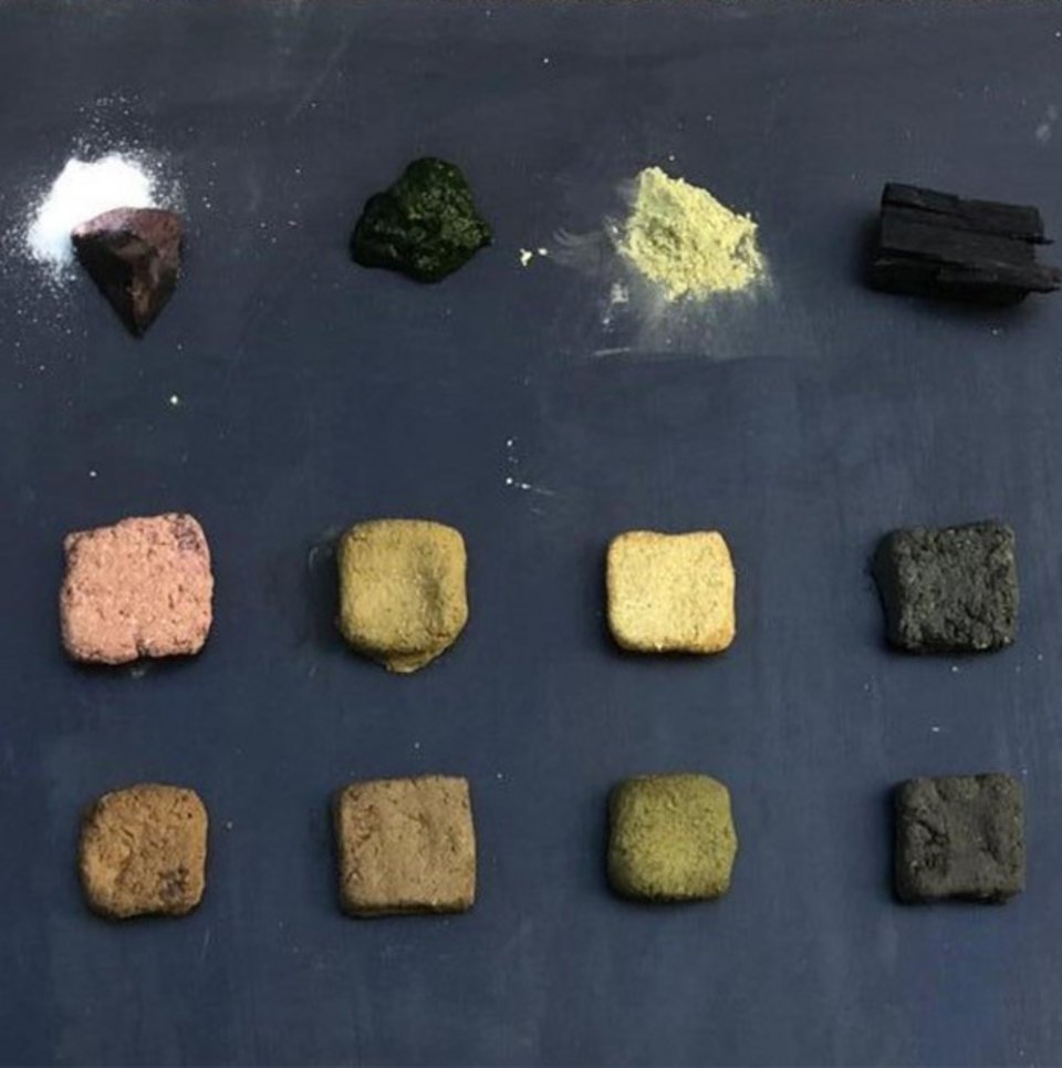 Gestalten des Baumaterials