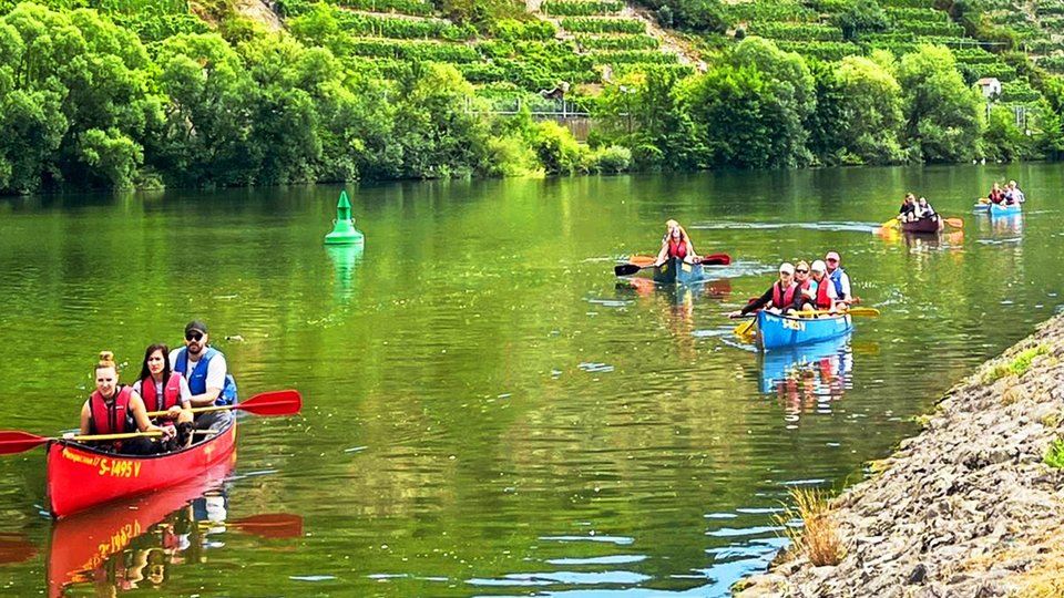 Kanufahrt mit den Teilnehmern der Summer School 2022