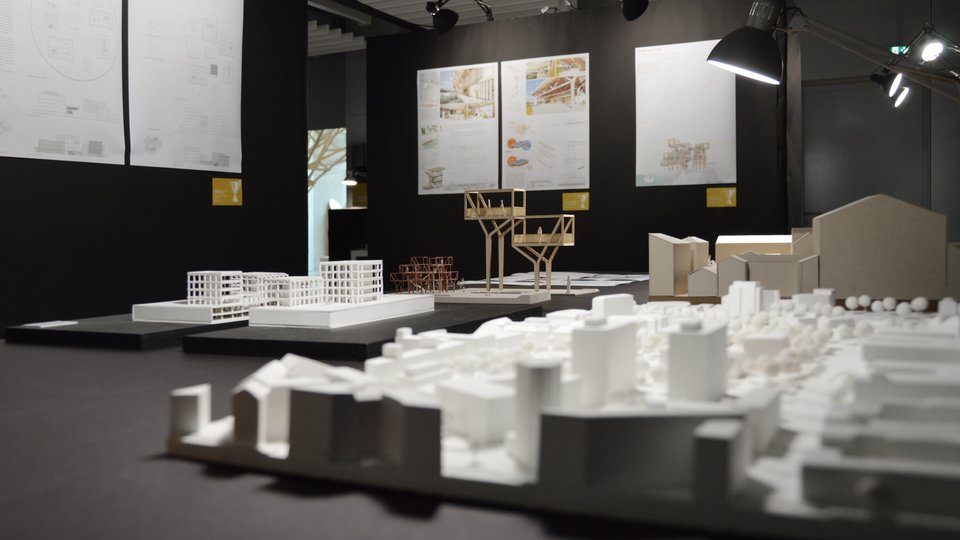Dokumentation der Ausstellung des Studiengangs Architektur