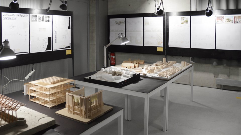 Dokumentation der Ausstellung des Studiengangs Architektur