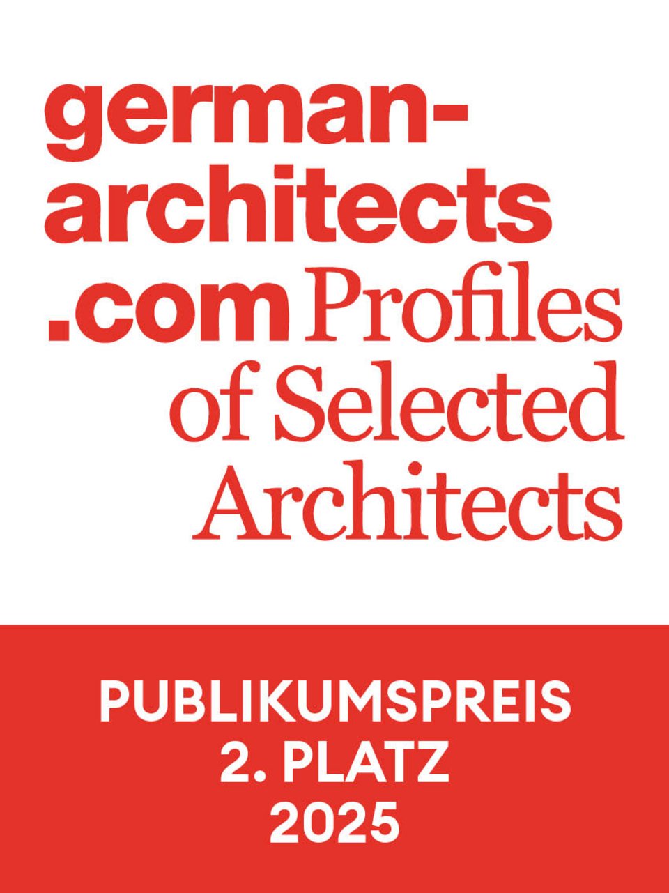 2025_German Architects_Publikumspreis