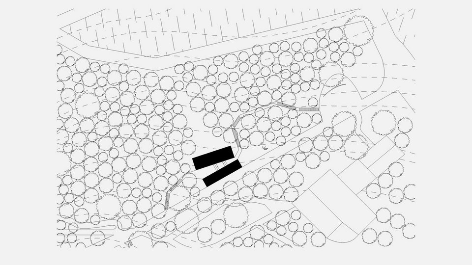 Lageplan der Studienarbeit 