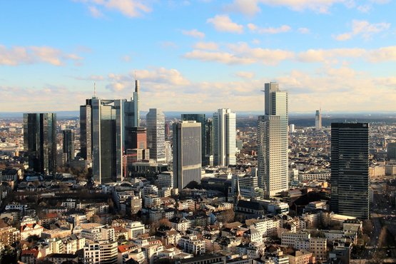 Skyline einer Großstadt