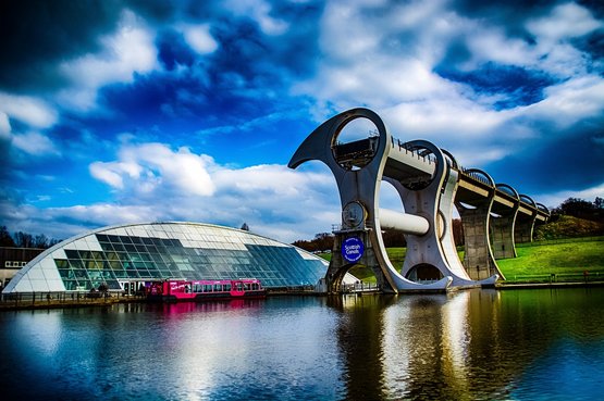 Das Falkirk Wheel in Schottland