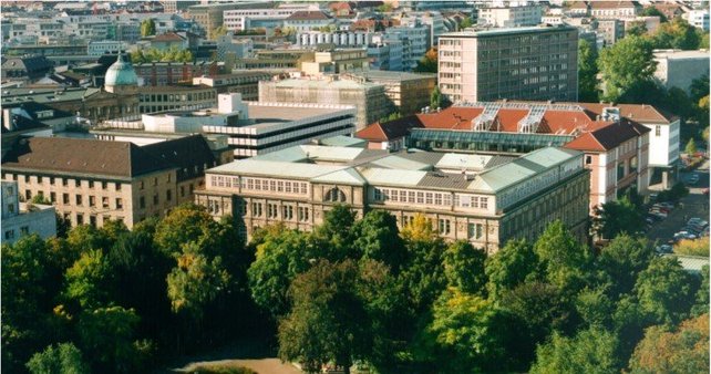Luftaufnahme der HFT Stuttgart