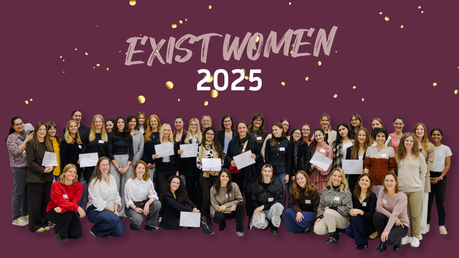 Gruppenbild der Stipendiatinnen 2025