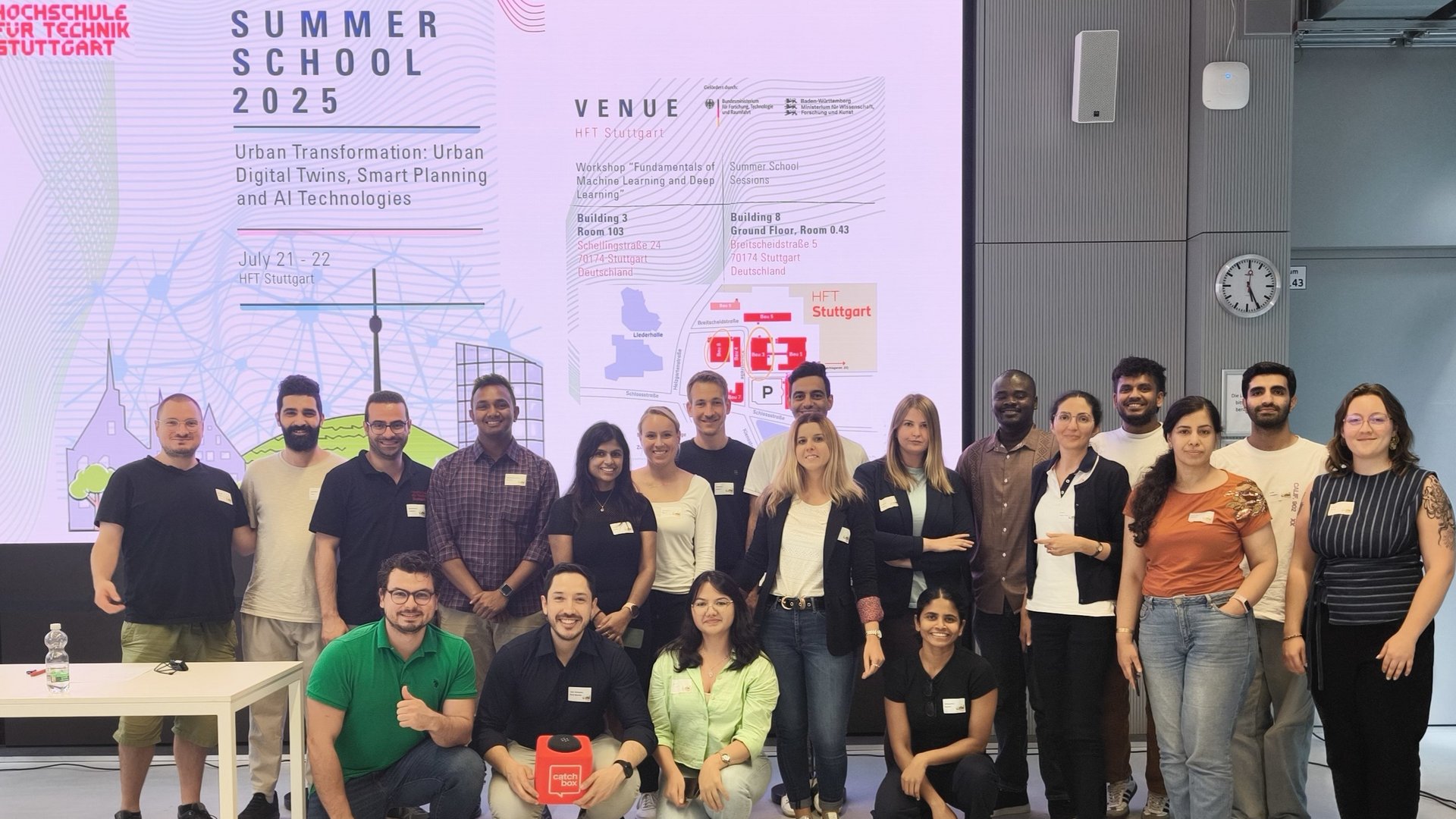 Participants of Summer School 2025 "Urban Transformation: Urban Digital Twins, Smart Planning and AI Technologies”