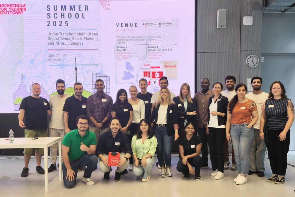 Participants of Summer School 2025 "Urban Transformation: Urban Digital Twins, Smart Planning and AI Technologies”