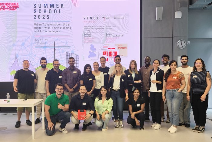 Participants of Summer School 2025 "Urban Transformation: Urban Digital Twins, Smart Planning and AI Technologies”
