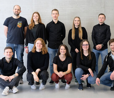 Group picture of the core team consisting of students and staff members