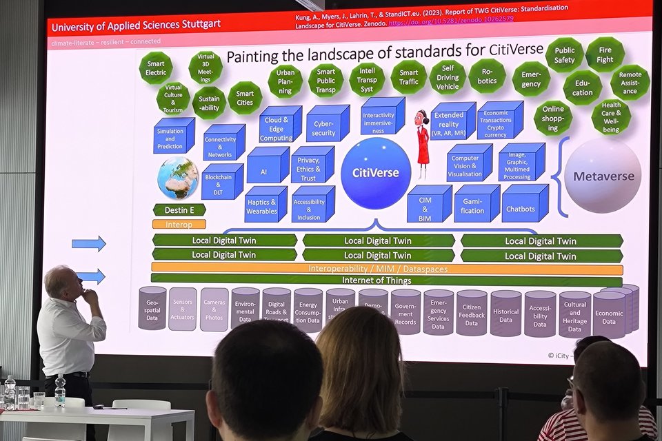 Keynote “CitiVerse – the Next Step in Urban Digital Transformation”, Prof. Dr. Dieter Uckelmann, HFT Stuttgart