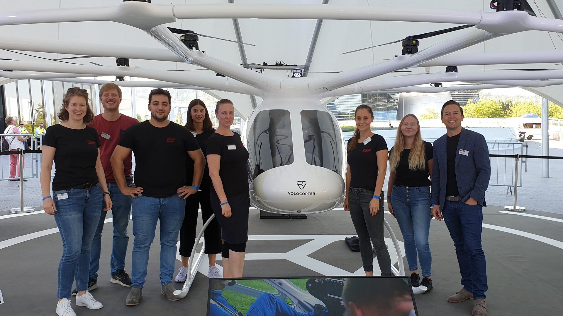 Das Team der HFT beim Event Vision Smart City am 14.09.2019