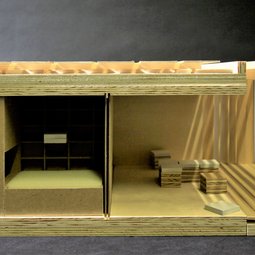 Modell eines Holzbauprojekts