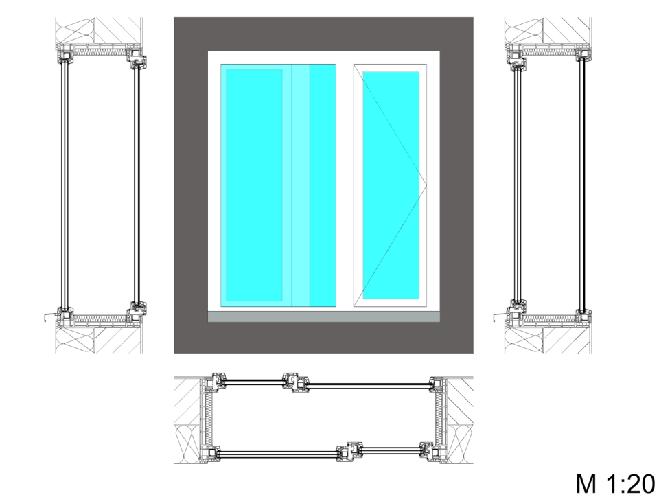 Zuschnitt Fenster