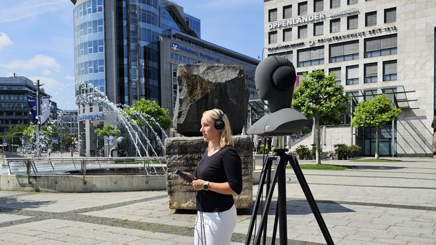 Akustische Messung in Stuttgart