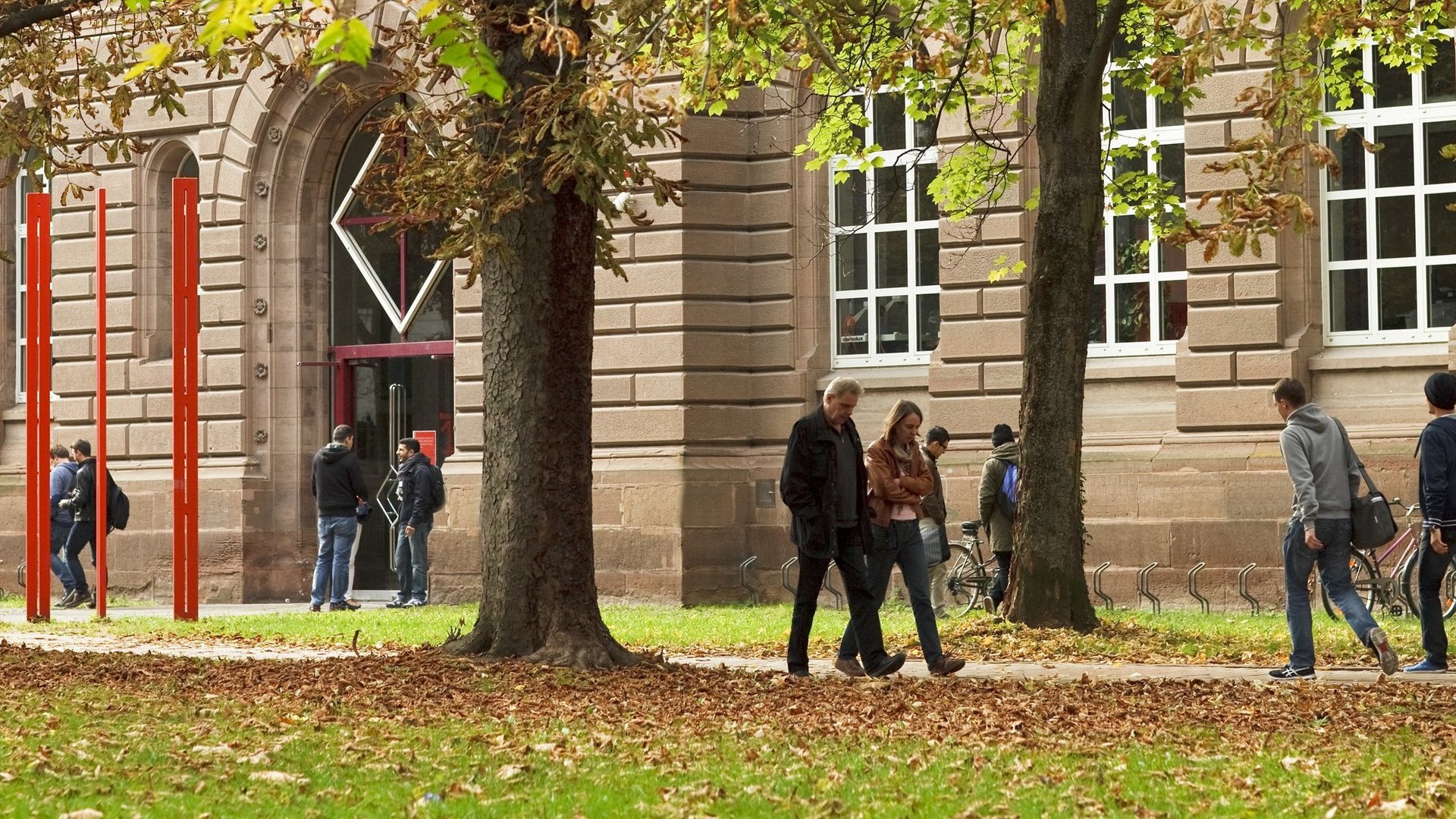 Ansicht Bau 1 vom Stadtpark