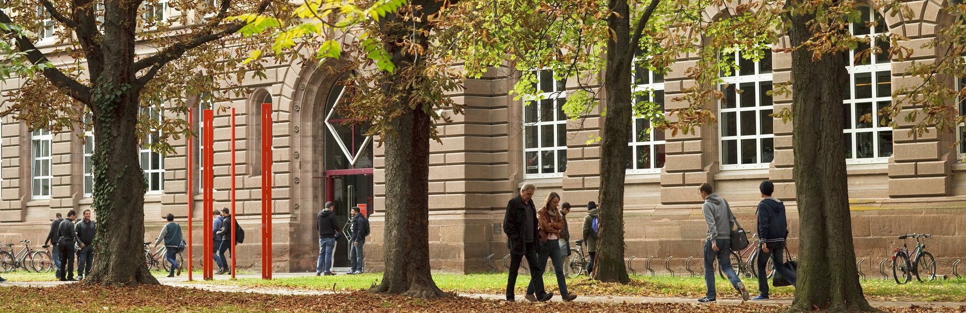 View of Building 1 from Stadtgarten