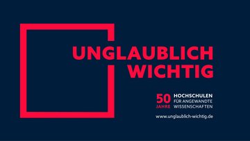 Banner 50 Jahre HAW in Baden-Württemberg