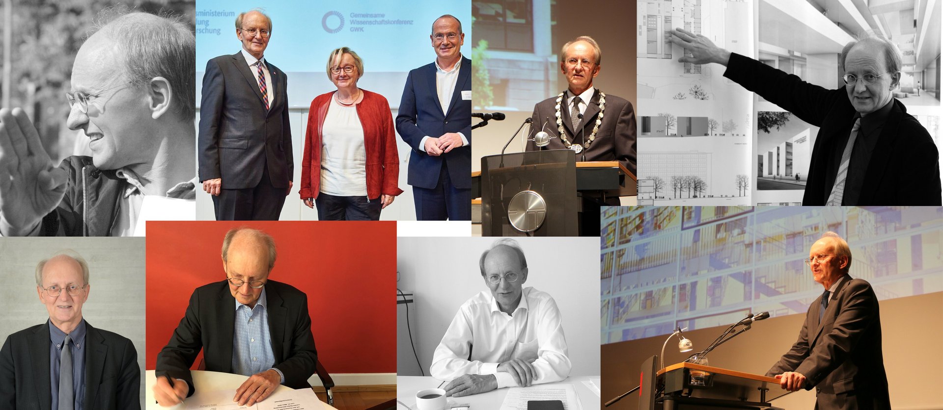 Collage von Prof. Rainer Franke