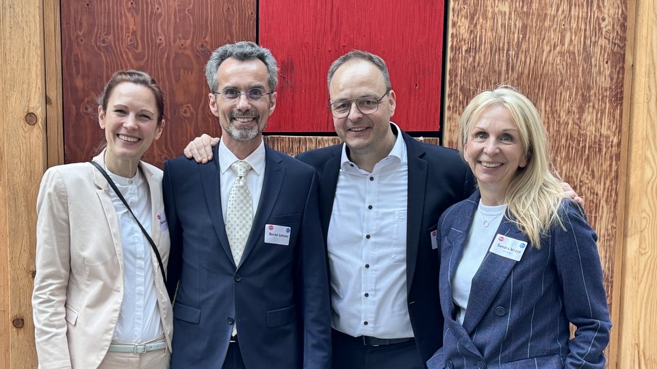Bettina Laser, Bernd Göhner, Björn Riker und Sandra Wrage