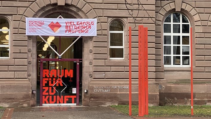 HFT Stuttgart - Eingang