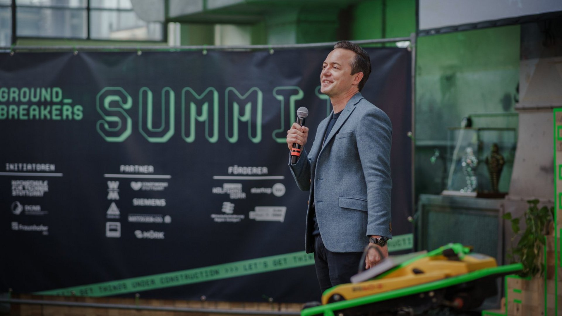 Patrick Planing auf der Bühne