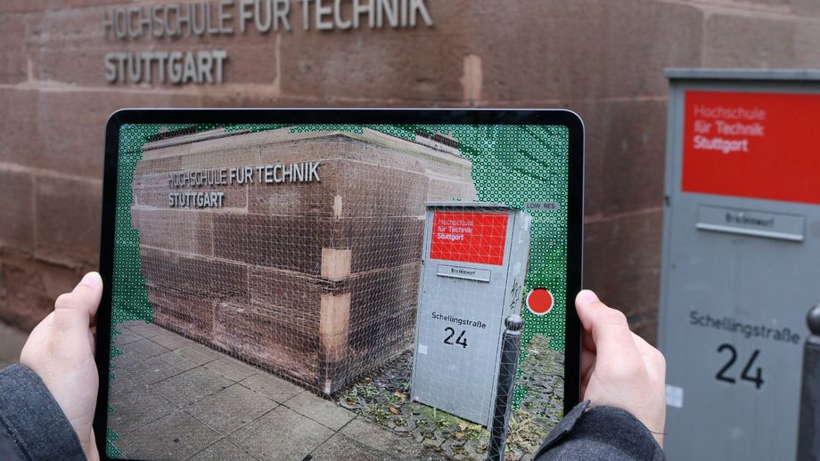 Laserscanning mit dem IPAD