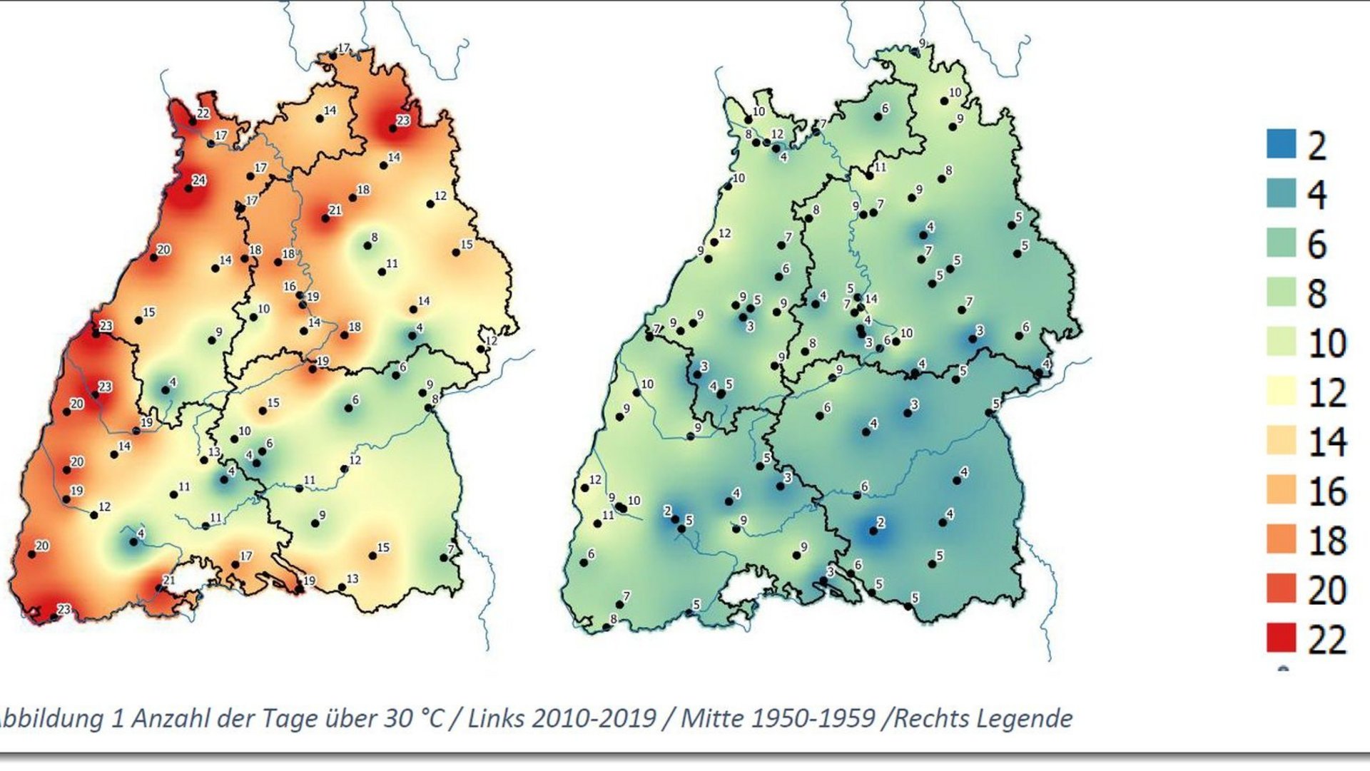 Geoinformatik Beispiel Klimawandel