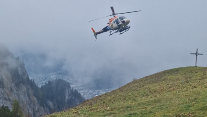 Hubschrauber im Anflug