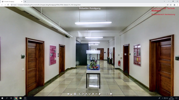 Screenshot des virtuellen Rundgangs