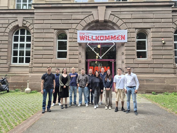 Gruppenbild nach dem Gastvortrag von Dr. Ashram Abdallah