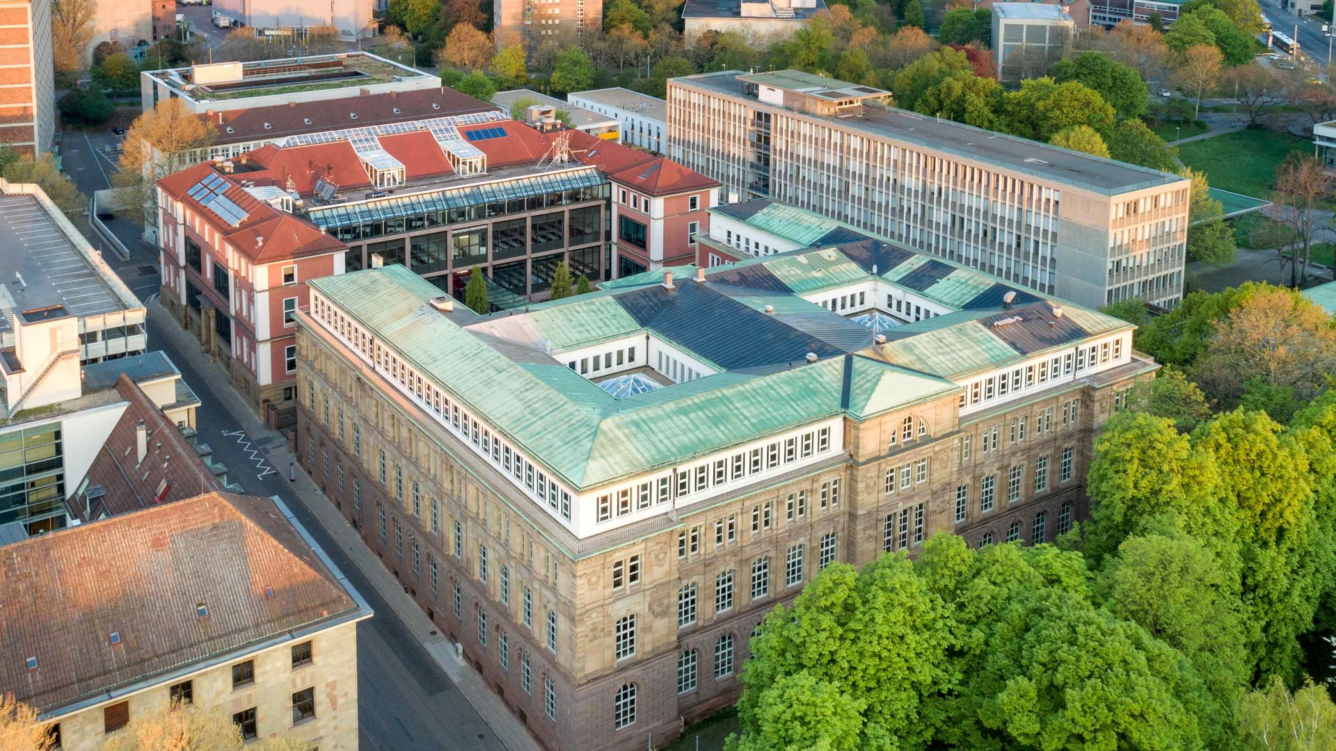 Luftbild der Hochschule für Technik Stuttgart